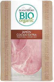 Jamón cocido extra bio 80gs. BLANCAFORT