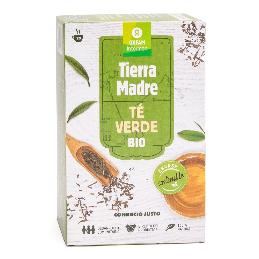 Té verde 20 bolsitas OXFAM