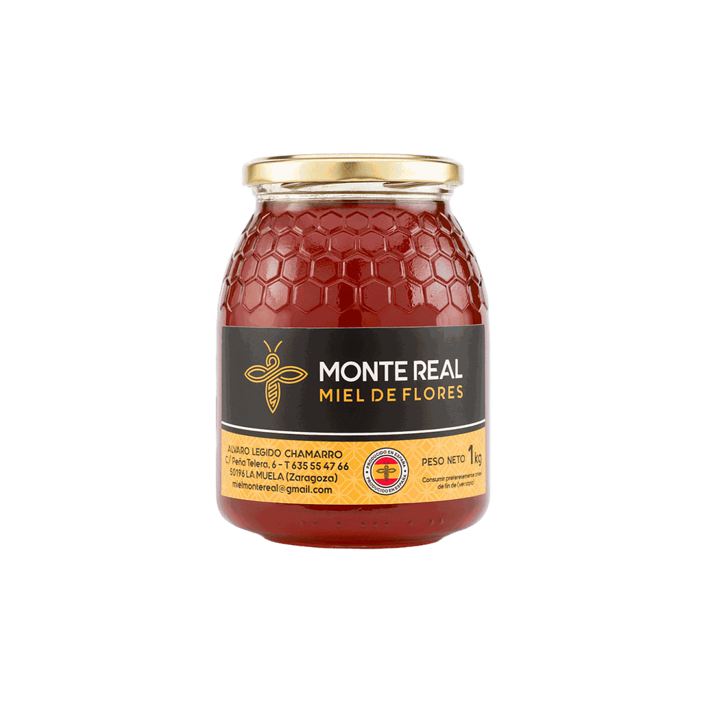 Miel mil flores 1kg MONTE REAL