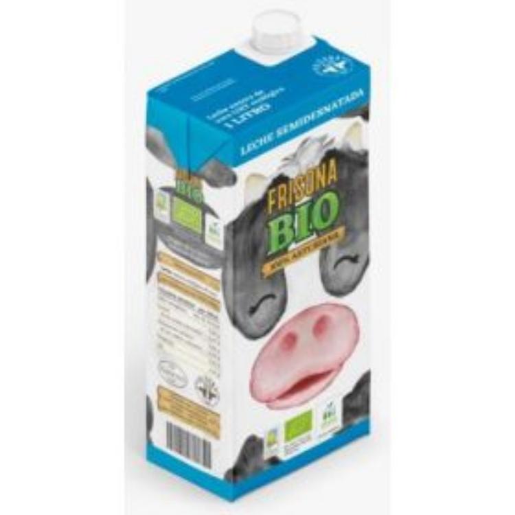 LECHE SEMIDESNATADA FRISONA 1L