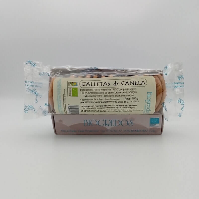 GALLETA CANELA BIOGREDOS 180G