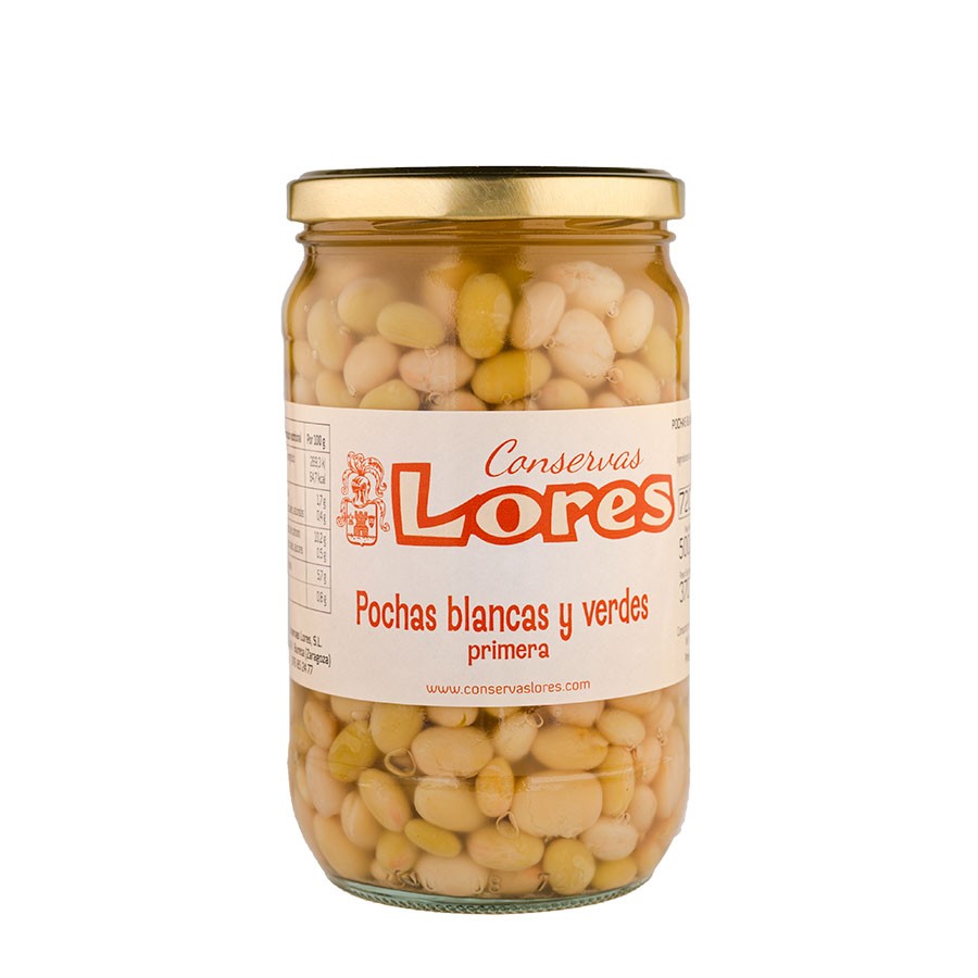 ALUBIAS POCHAS B/V CONSERVAS LORES 500G