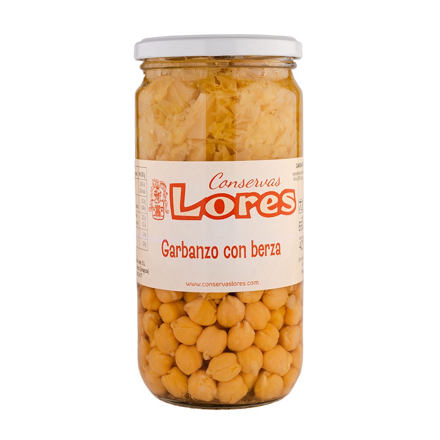 GARBANZOS CON BERZA CONSERVAS LORES 660G