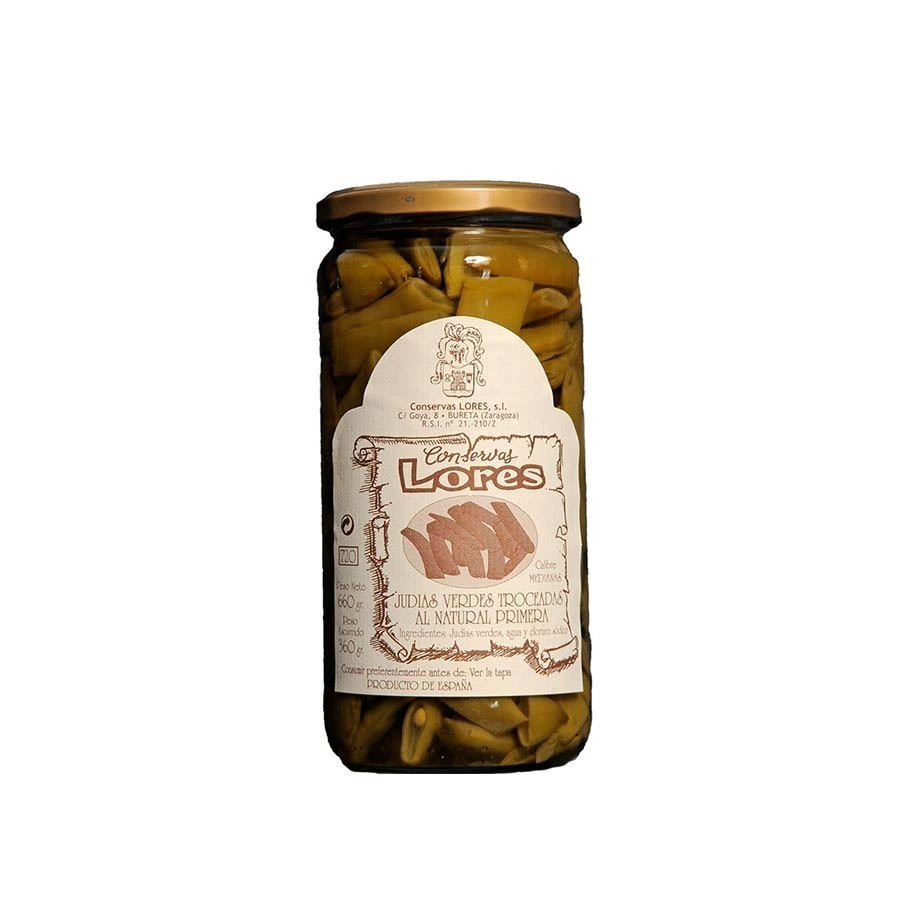 JUDIAS VERDES CONSERVAS LORES 660G