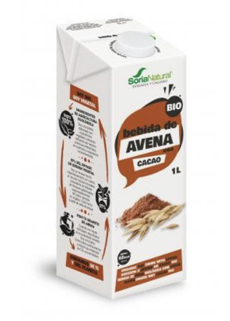 Bebida avena cacao 200ml pack 3uds.