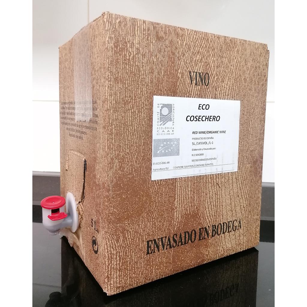 VINO TINTO COSECHERO BAG IN BOX COLÁS VITICULTORES 5L