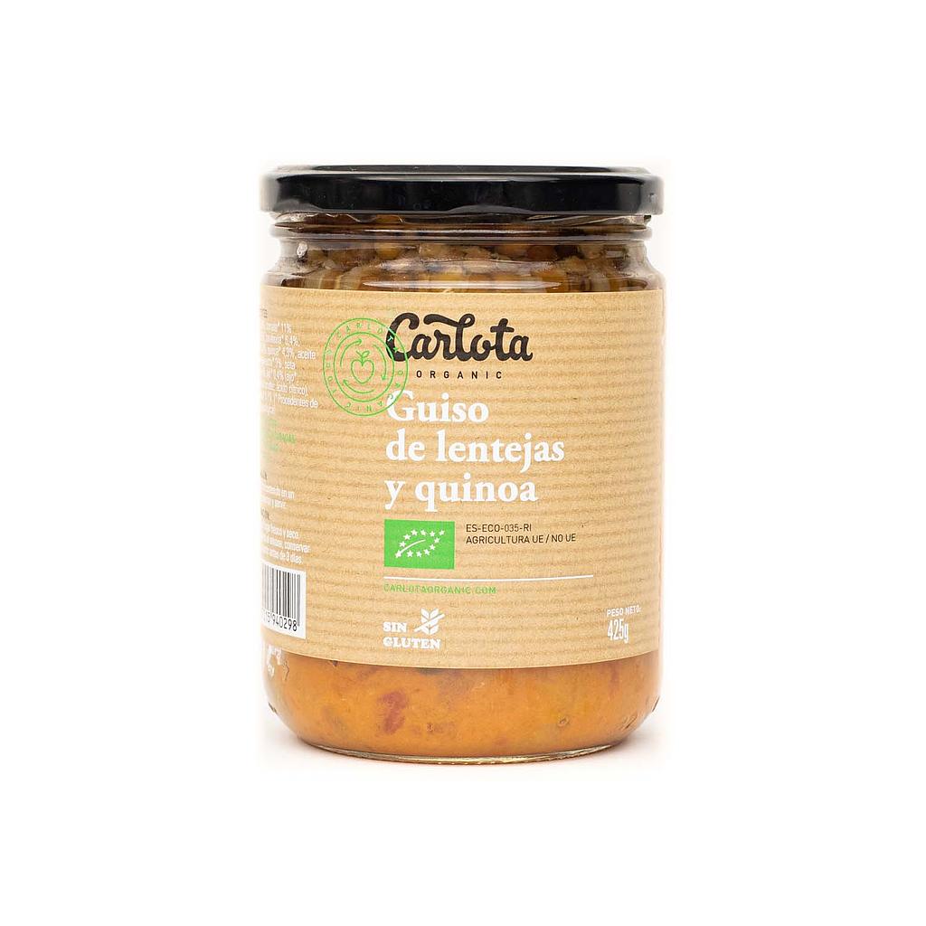 GUISO LENTEJAS QUINOA CARLOTA 425G