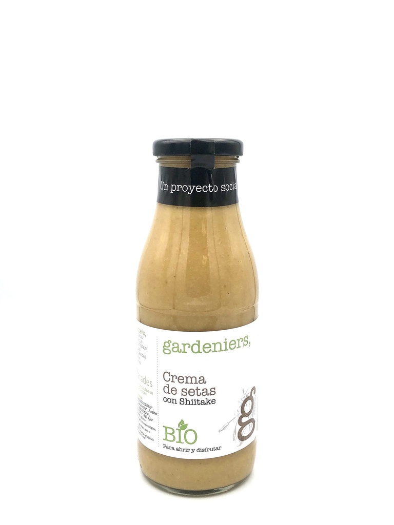 Crema setas con shitake 500ml GARDENIERS