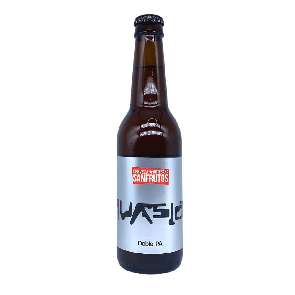 CERVEZA DOBLE IPA 8,1º BOTELLA SANFRUTOS INVASION 33CL