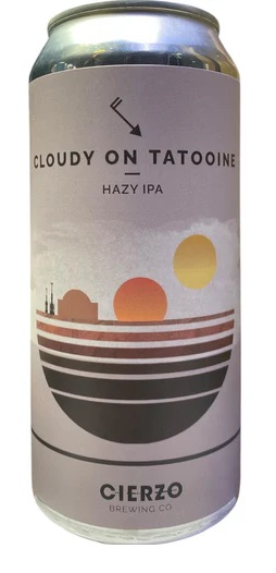 CERVEZA HAZY IPA 6% CIERZO CLOUDY ON TATOOINE 44CL