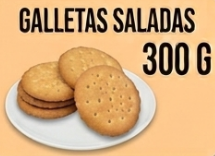 GALLETAS SALADAS ECOMONEGROS 300G