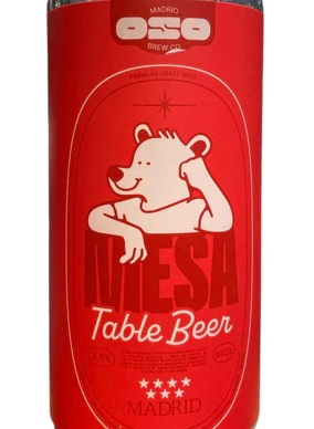 CERVEZA TABLE BEER 3,6º OSO MESA 44CL