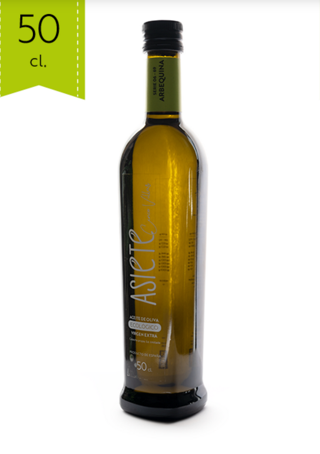 ACEITE OLIVA VIRGEN EXTRA ARBEQUINA  ASIETE 50CL