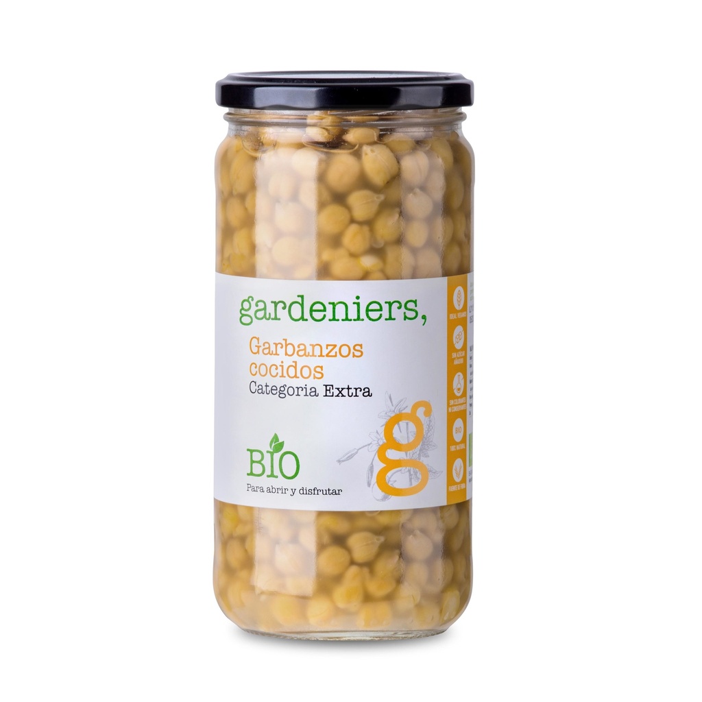 GARBANZO COCIDO GARDENIERS 660G