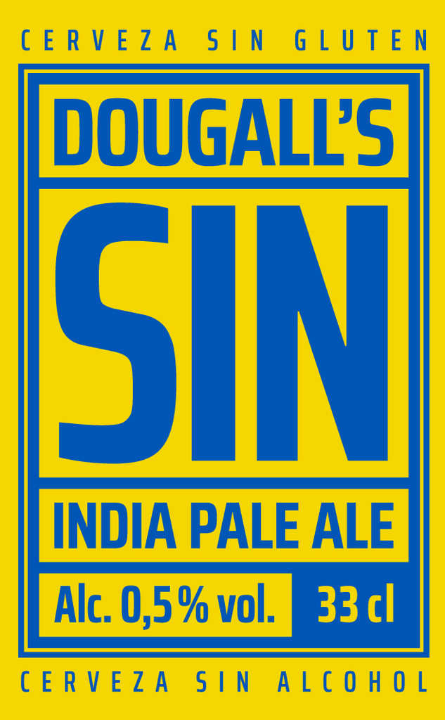 CERVEZA IPA SIN ALCOHOL 0,5º BOTELLA DOUGALLS SIN