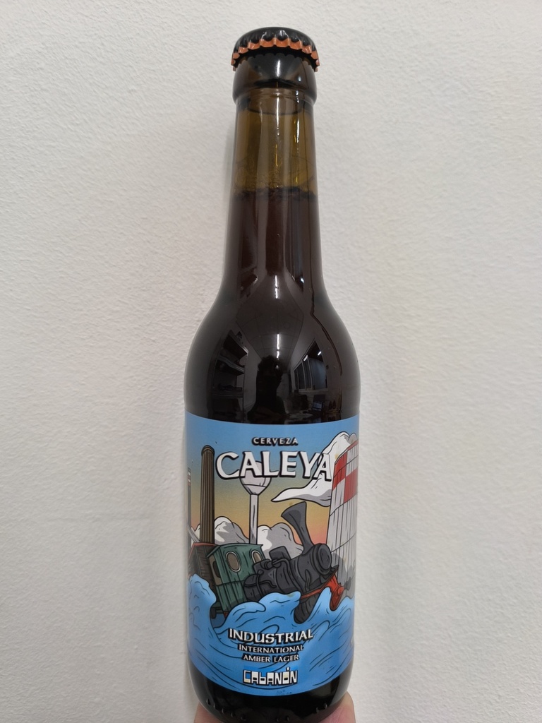 CERVEZA AMBER LAGER 5,5º BOTELLA CALEYA INDUSTRIAL 33CL