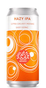 CERVEZA HAZY IPA 6º LATA SOUL FIRE EASY GOING 44CL