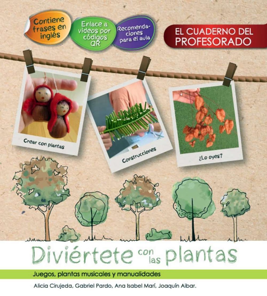 LIBRO CUADERNO PROFESOR DIVIERTETE CON LAS PLANTAS