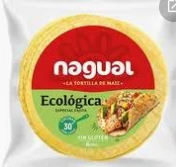 TORTILLA MAIZ S/GLUTEN  NAGUAL 200G