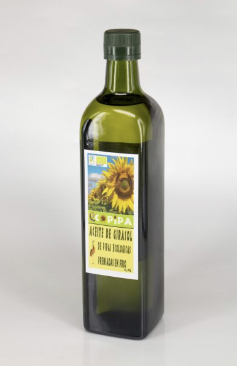 ACEITE GIRASOL VIDRIO ECOPIPA 750ML
