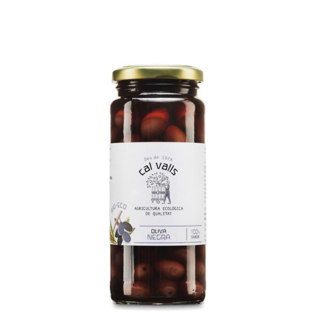 ACEITUNA NEGRA CAL VALLS 200G