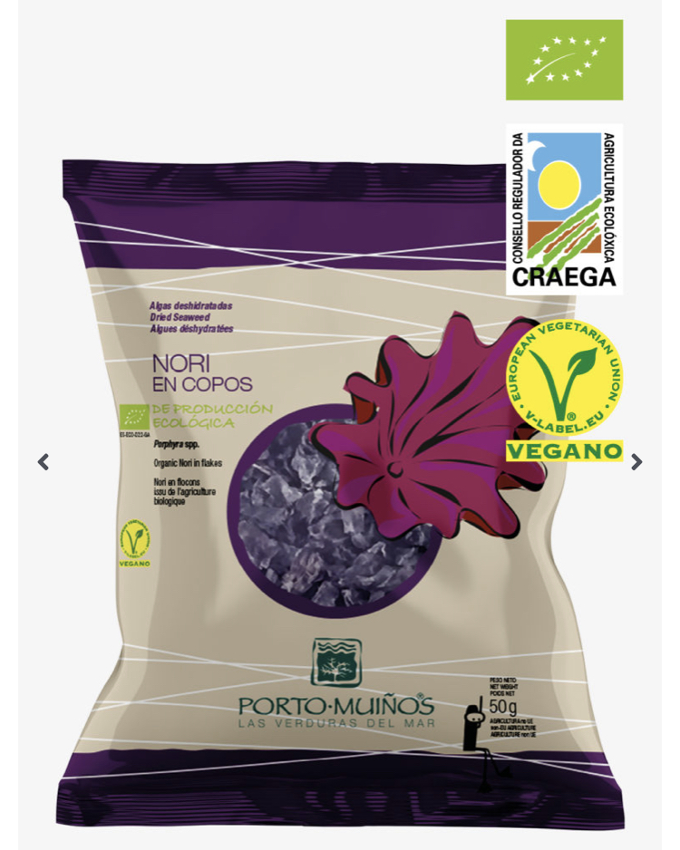 Alga Nori en Copos 50g PORTO MUIÑOS