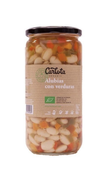 Alubias con verduras 720g CARLOTA