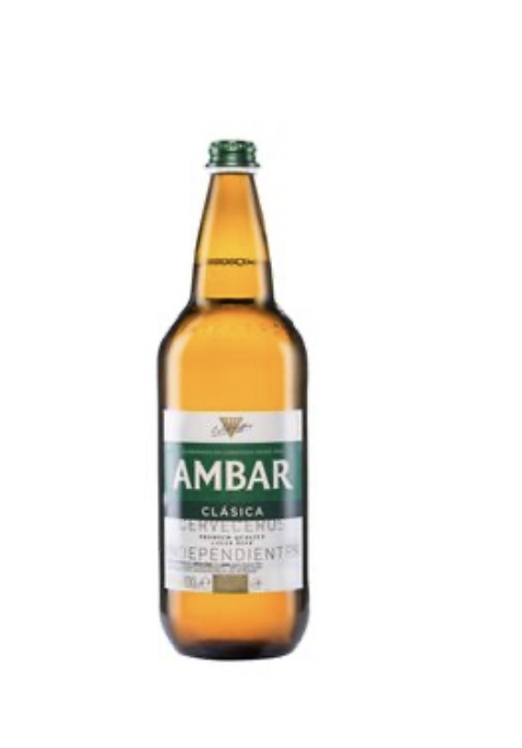 CERVEZA BOTELLA AMBAR 1L