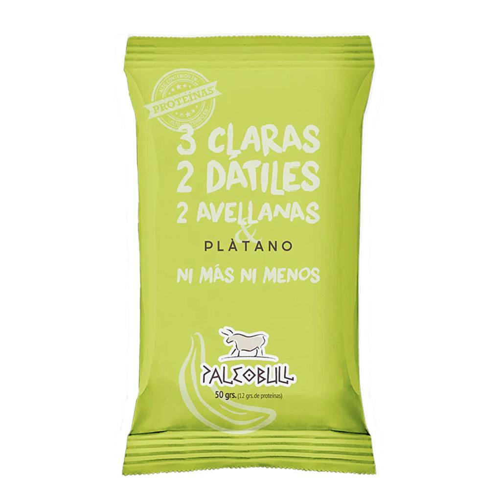 BARRITA PLATANO AVELLANA PALEOBULL 50G