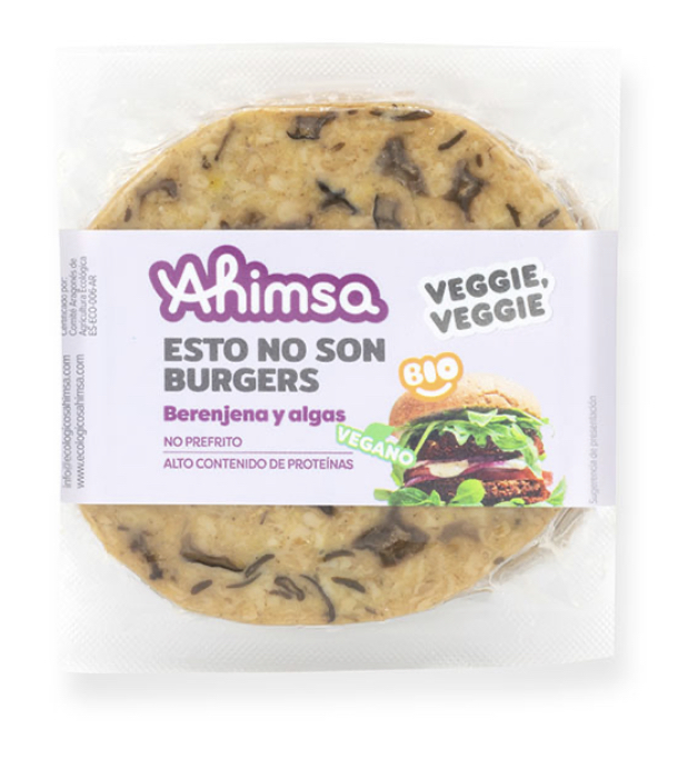 HAMBURGUESA ALGAS BERENJENAS AHIMSA 750G