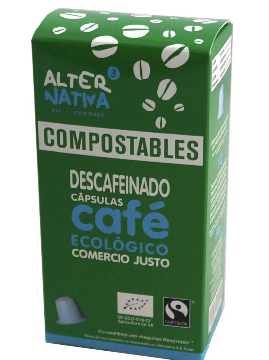 CAFE DESCAFEINADO ALTERNATIVA 3 10CAPSULAS