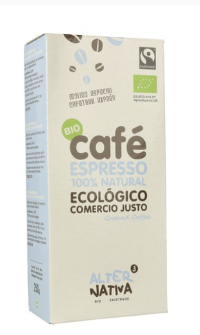 CAFE ESPRESSO NATURAL ALTERNATIVA 3 250G