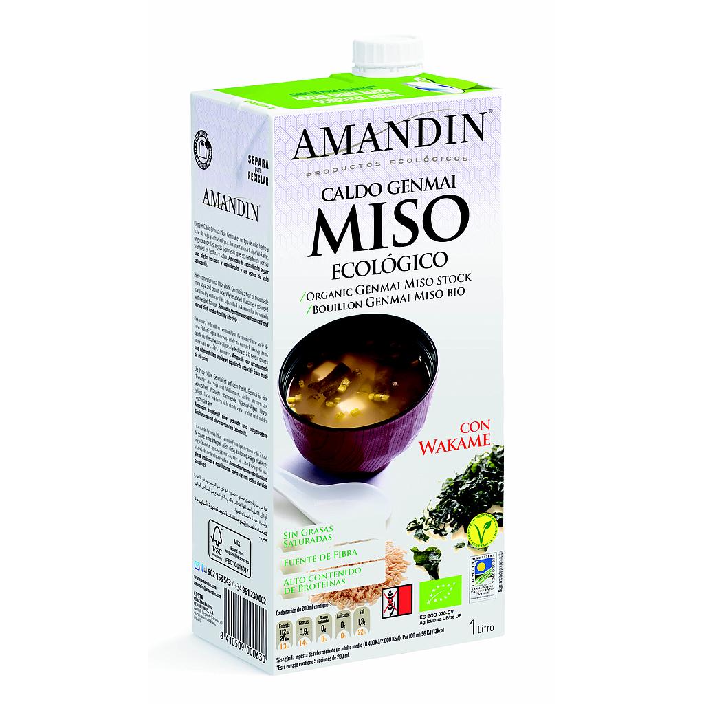 CALDO MISO AMANDIN 1L