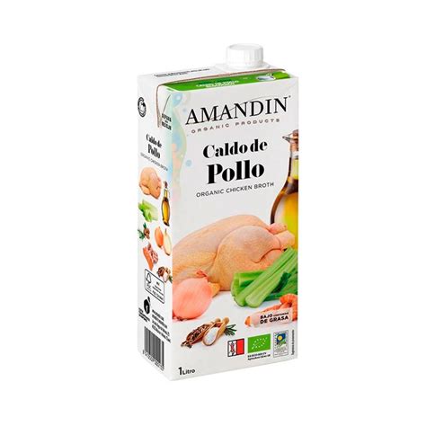 Caldo pollo 1L AMANDIN