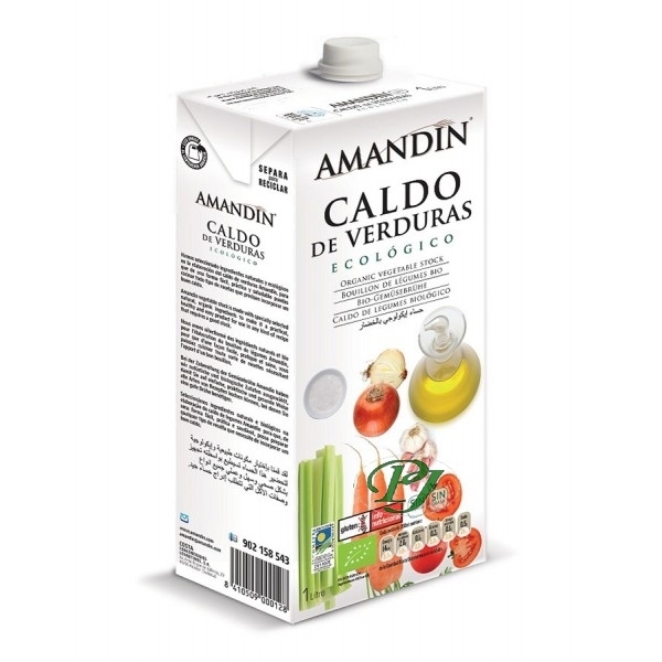 CALDO VERDURAS AMANDIN 1L