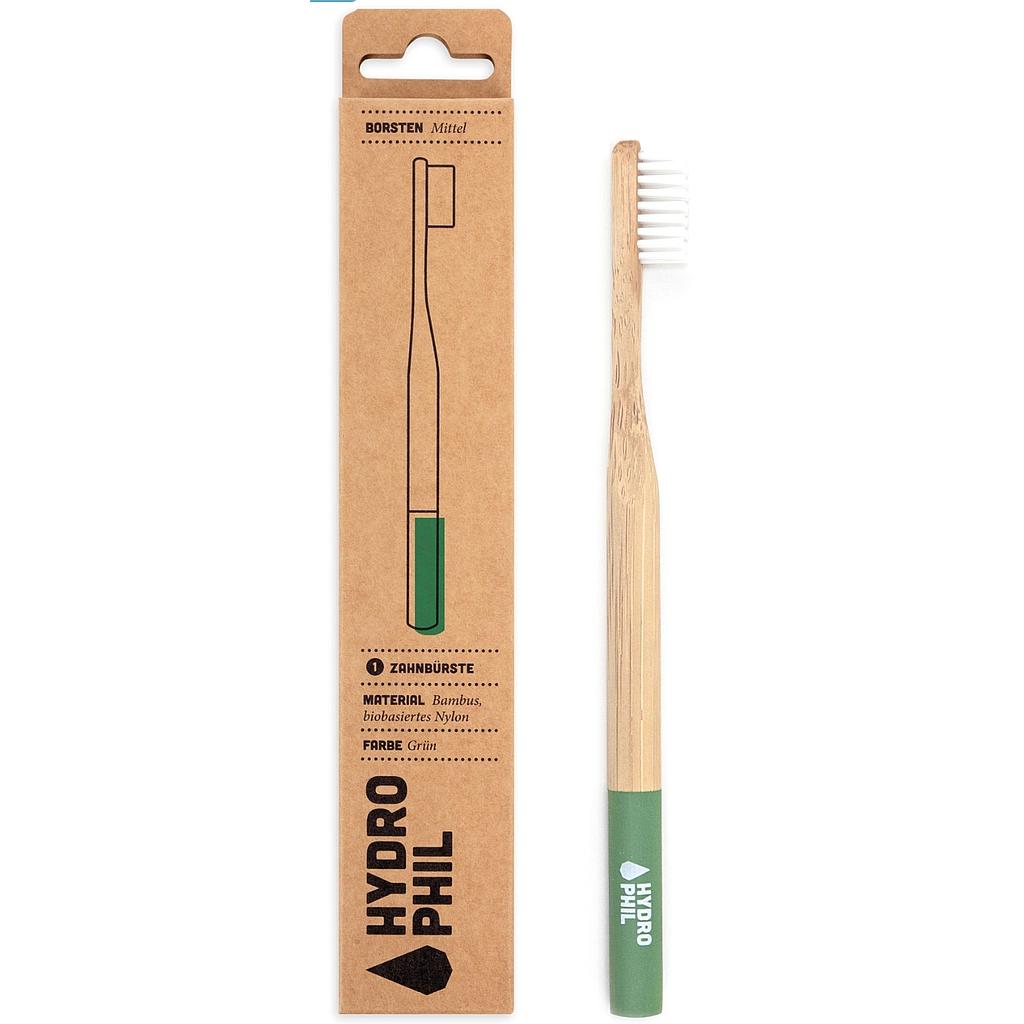 Cepillo dientes bambu adulto verde HYDROPHIL