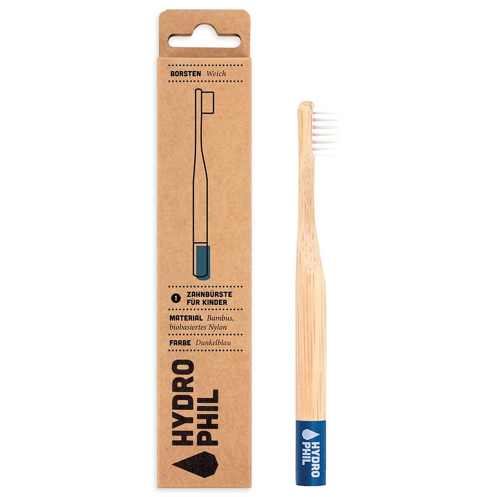 Cepillo dientes bambu niñx azul HYDROPHIL