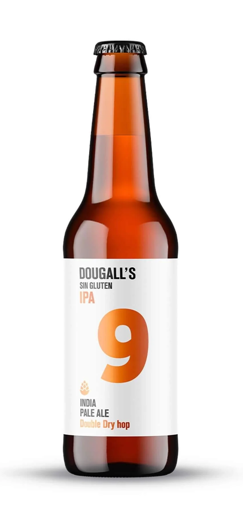 CERVEZA IPA9 6,5º SIN GLUTEN DOUGALLS 33CL
