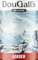 CERVEZA AMBER SIN GLUTEN BOTELLA DOUGALLS TRES MARES 33CL