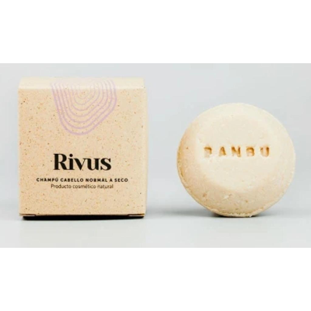 CHAMPU SOLIDO NORMAL SECO RIVUS BANBU 75G