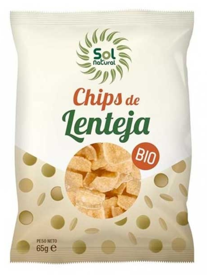 CHIPS LENTEJA SOL NATURAL 65G