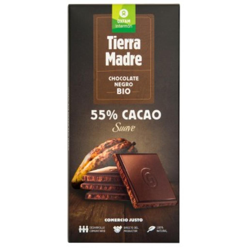 Chocolate 55% negro bio 100g OXFAM