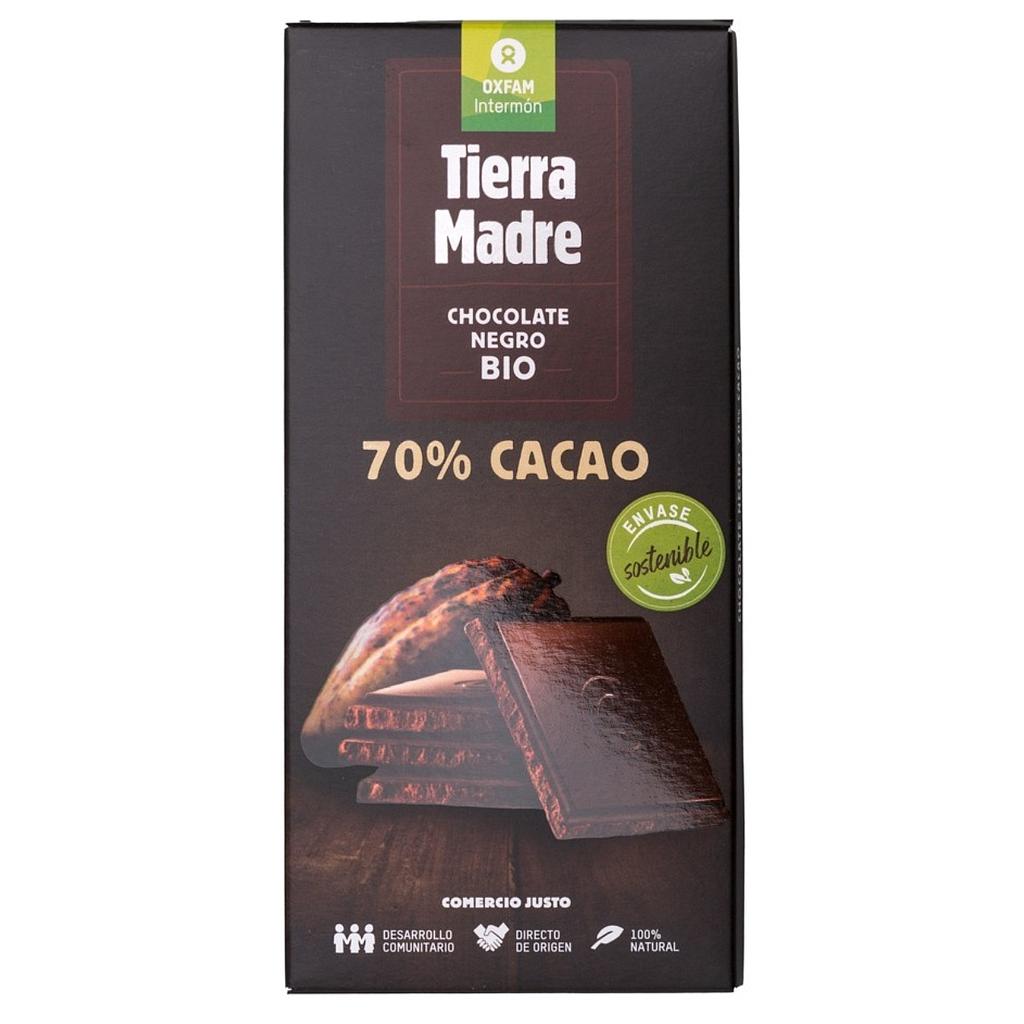 CHOCOLATE NEGRO 70% TIERRA MADRE 100G
