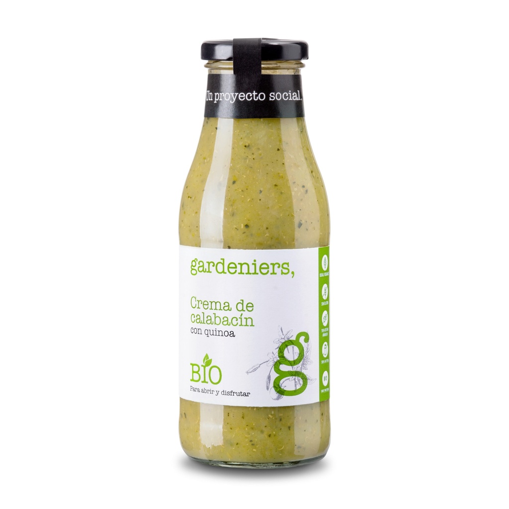 Crema calabacín quinoa 500ml GARDENIERS