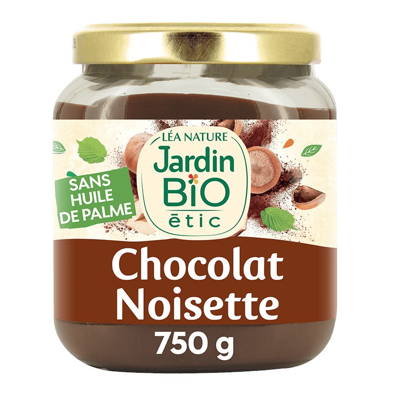 CREMA CHOCOLATE AVELLANA JARDIN BIO 750G