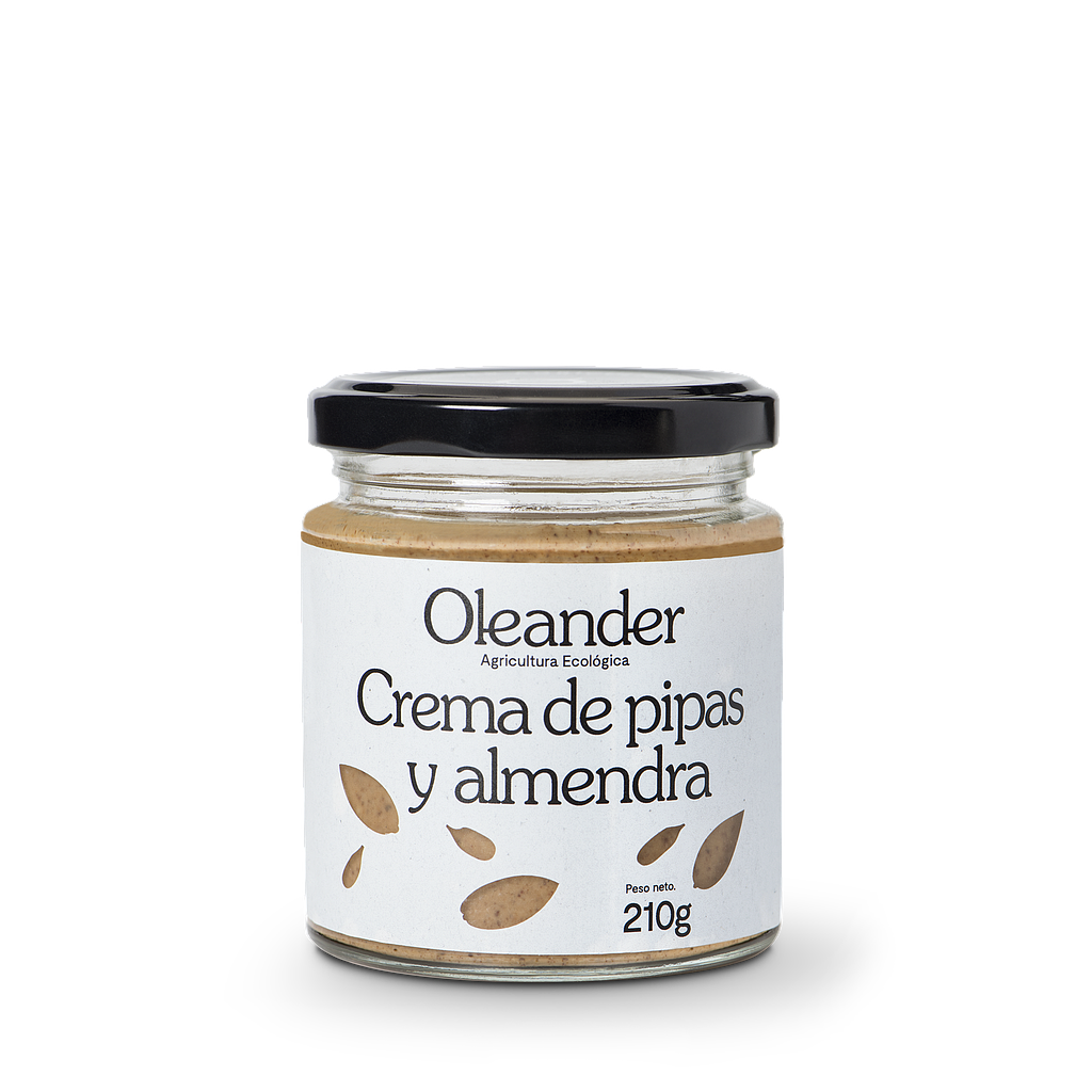 Crema pipa y almendra 210g OLEANDER