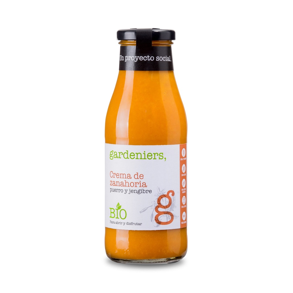 Crema Zanahoria puerro y jeng 500ml GARDENIERS