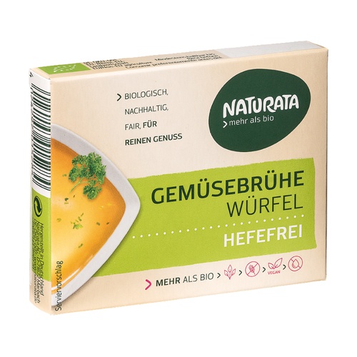 CUBITOS CALDO VEGETAL NATURATA 72G