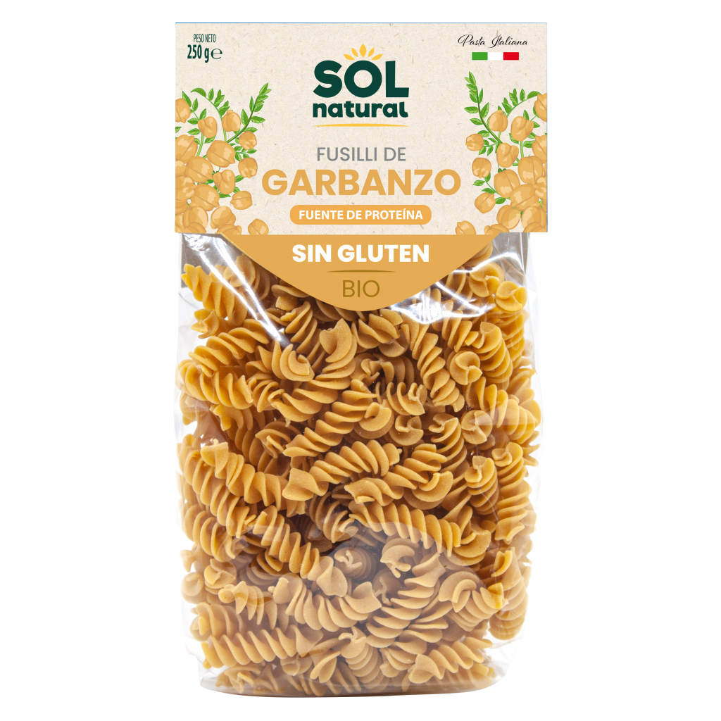 Espiral de Garbanzo  250g SOL NATURAL