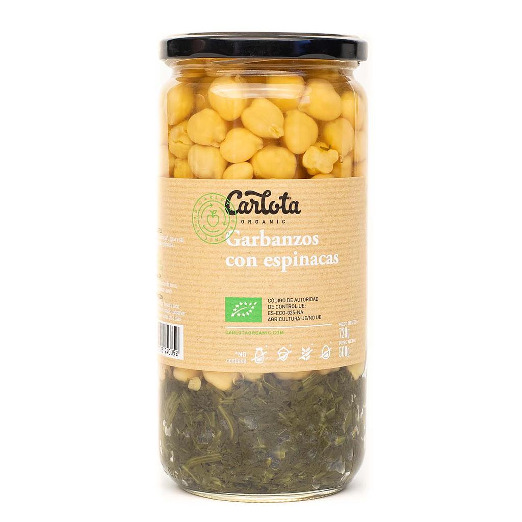 GARBANZOS ESPINACAS CARLOTA 720G